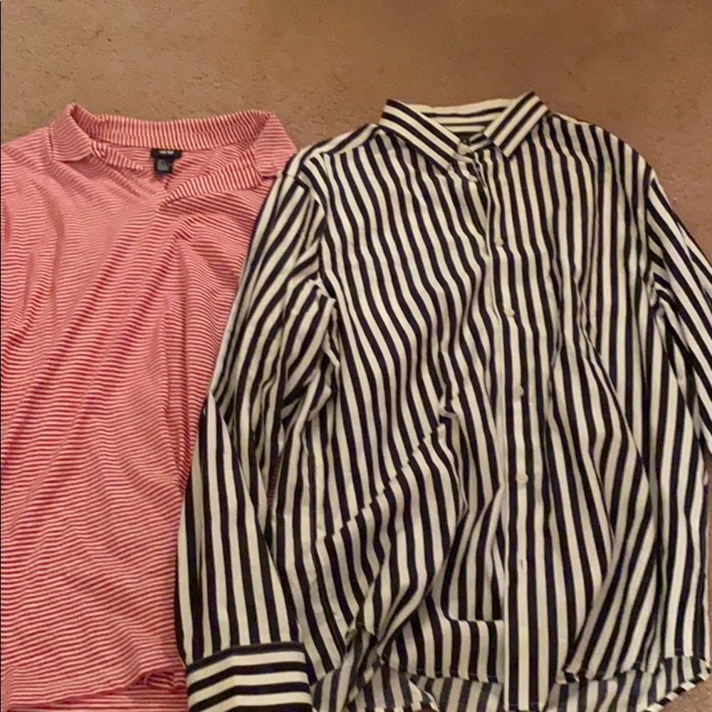H&M men’s striped shirts